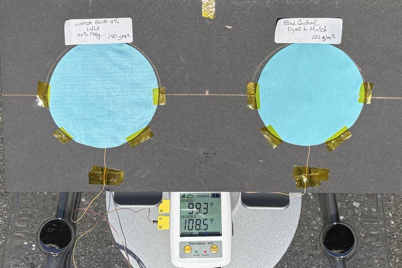 Reading B1-2, 99.3 versus 108.5 degrees Fahrenheit