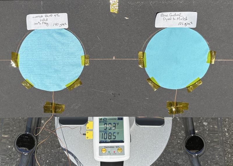 Reading B1-3, 99.3 versus 108.5 degrees Fahrenheit