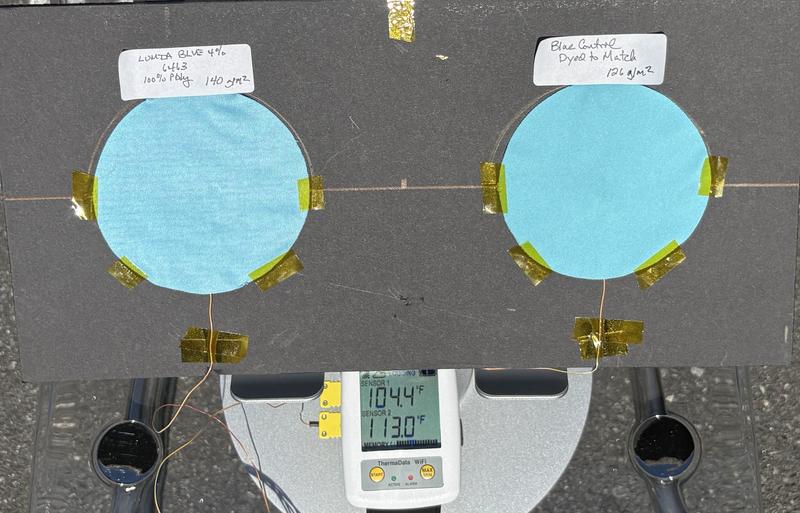 Reading B2-1, 104.4 versus 113.0 degrees Fahrenheit