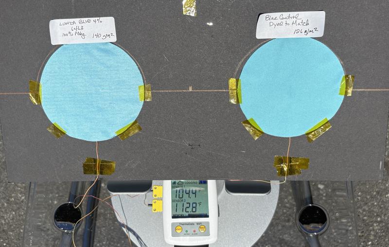 Reading B2-2, 104.4 versus 112.8 degrees Fahrenheit