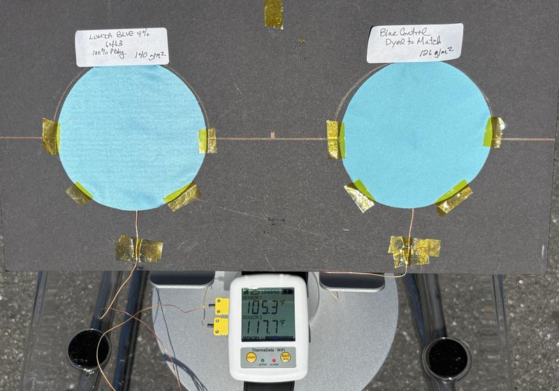 Reading B2-4, 105.3 versus 117.7 degrees Fahrenheit
